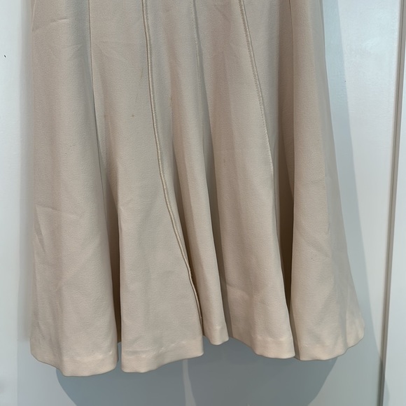 Cream / ecru a-line dress from Adrianna Pappel. - Picture 3 of 4